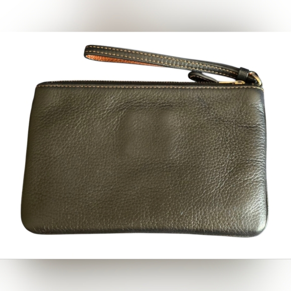 Coach Black Leather Wristlet with Disney Design - Picture 3 of 9